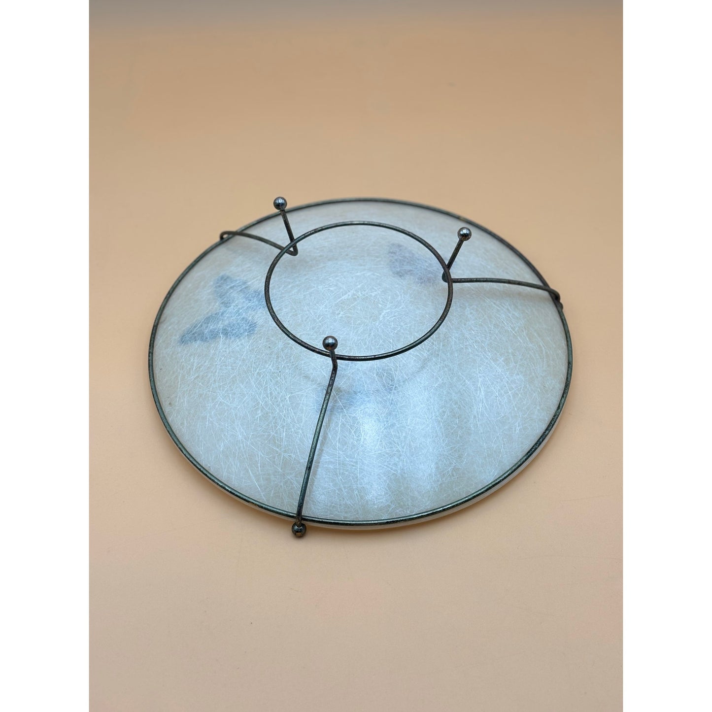 Vintage Fiberglass Butterfly Tray & Bowl Set