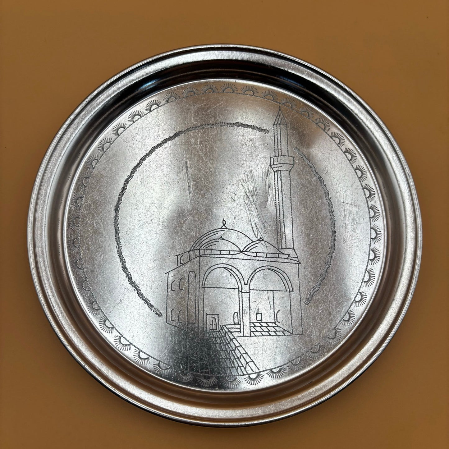 Antique Turkish Coffee Set with Tray, Cups, Pot & Accessories