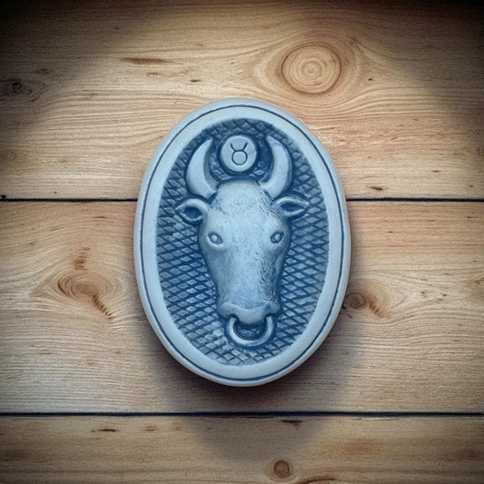 JIE Gantofta Sweden Zodiac Vintage Wall Plaque – Taurus Bull Relief