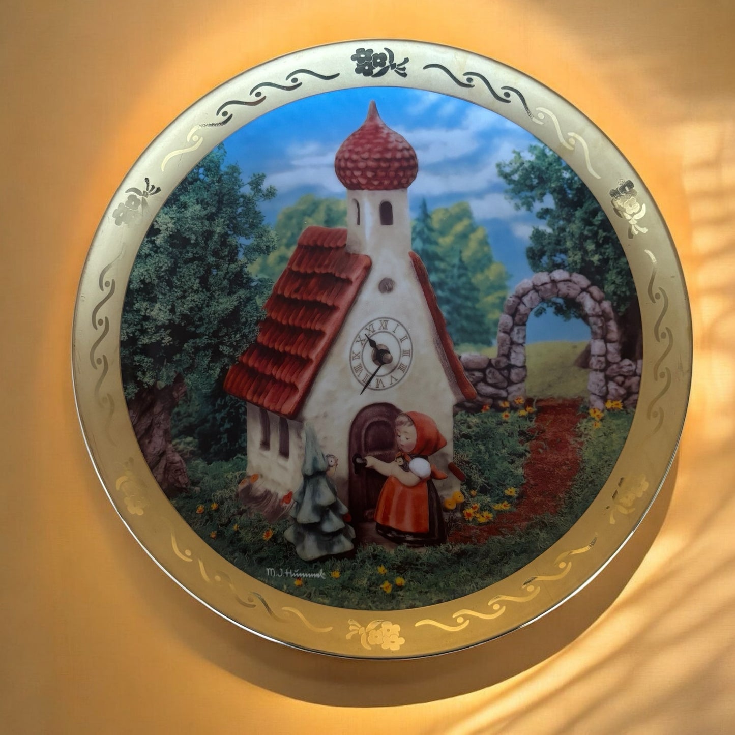 M.J. Hummel Century Plate “Chapel Time” – Danbury Mint