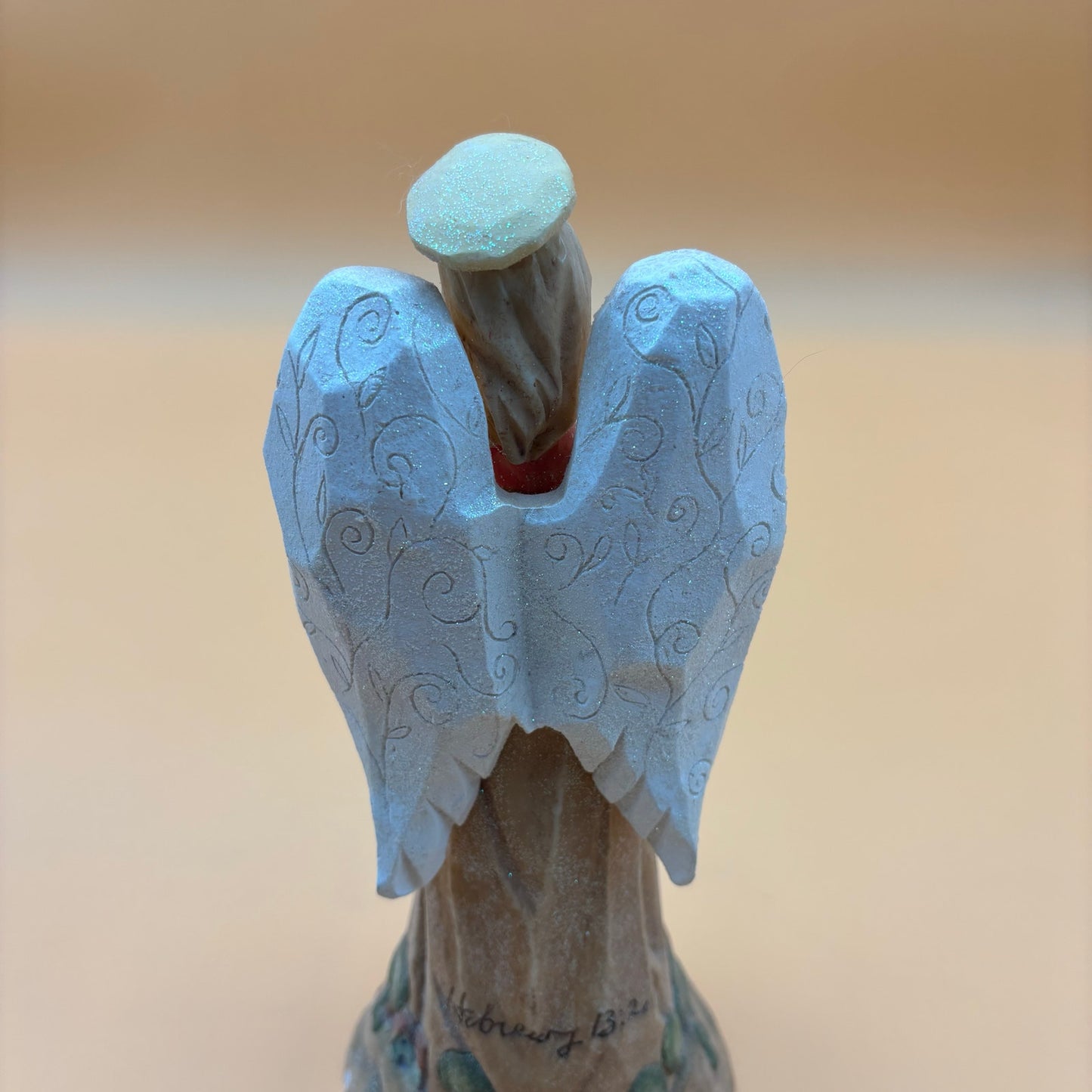 2002 Enesco Foundations Angel Figurine – Hebrews 13:2 by Karen Hahn