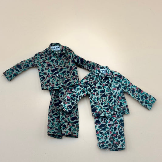 Vintage G.I. Joe 1:6 Scale Camouflage Uniform Sets (Lot of 2) – Hasbro 12” Action Figure Clothing
