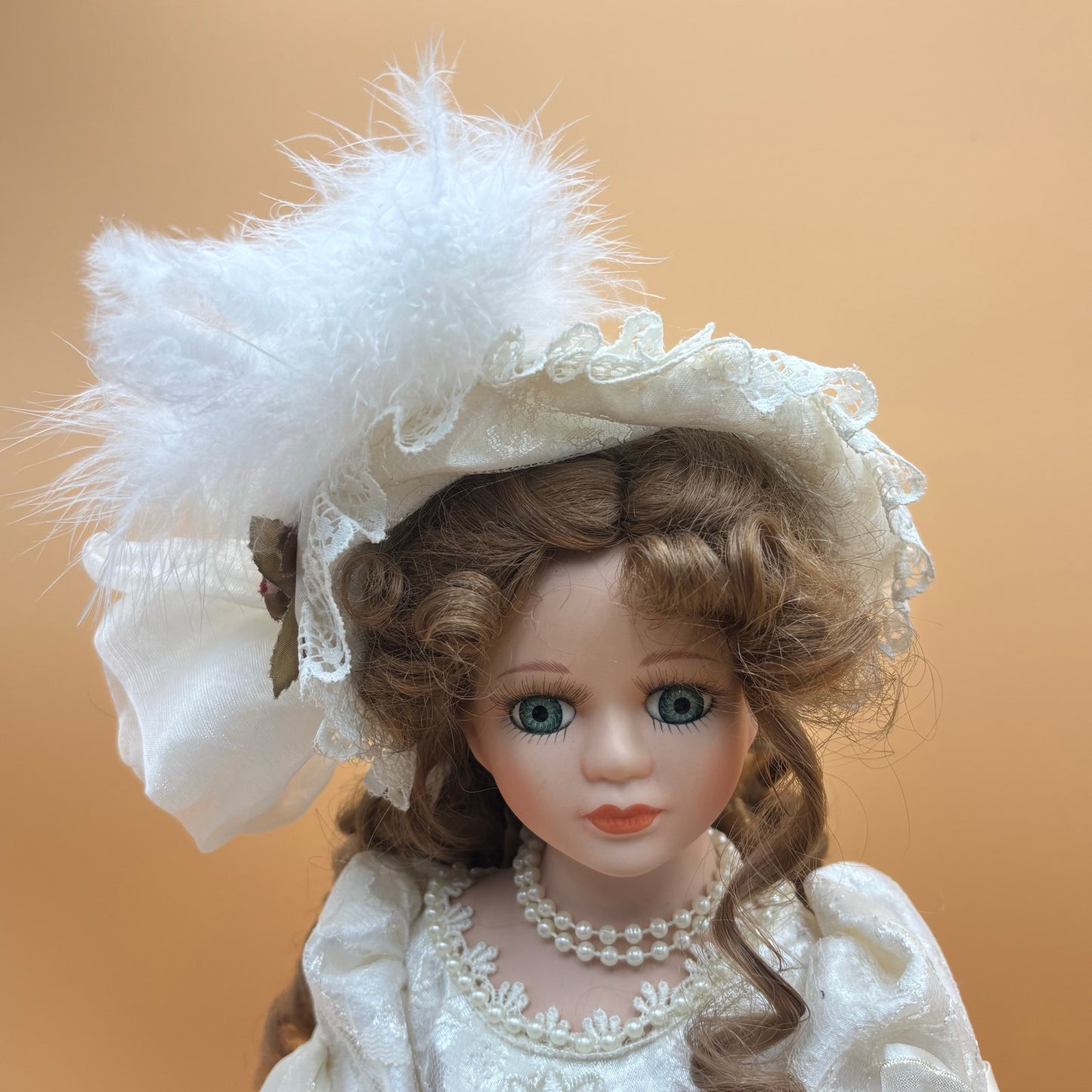 Victorian Style Porcelain Bride Doll - Numbered 1544-2024  ✏️ DETAILS: