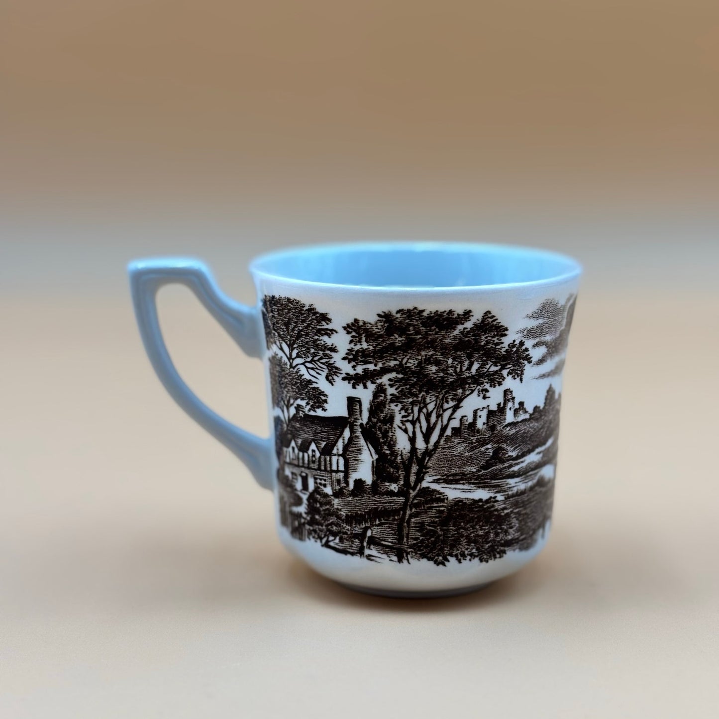 Royal Staffordshire Stratford Stage Cup and Saucer – J.&G. Meakin England