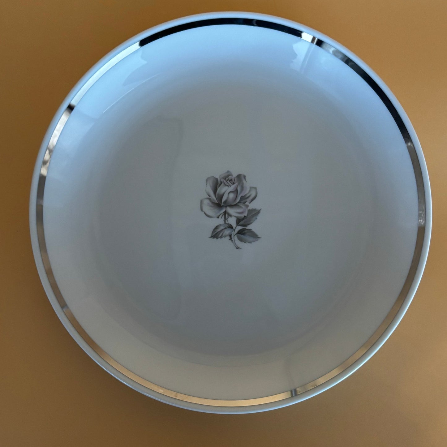 Princess China "Cameo Rose" Salad Plates - Set of 8 - Tru-Tone