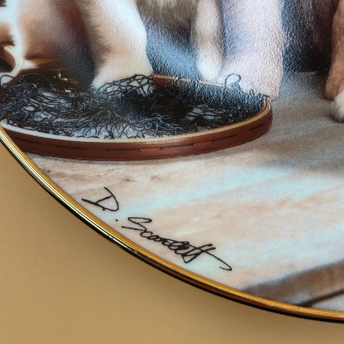 Royal Doulton “Reel Pals” Limited Edition Collector Plate – 1995 – D. Scarlett