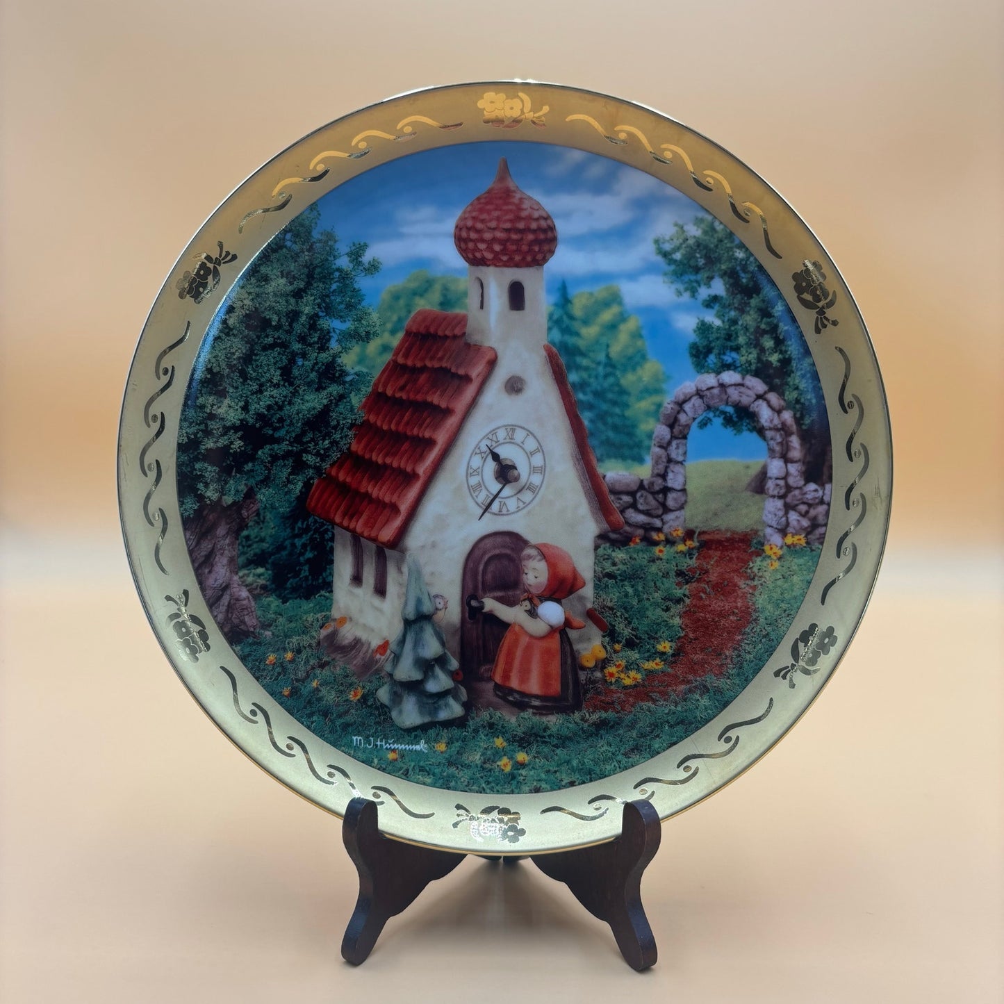 M.J. Hummel Century Plate “Chapel Time” – Danbury Mint