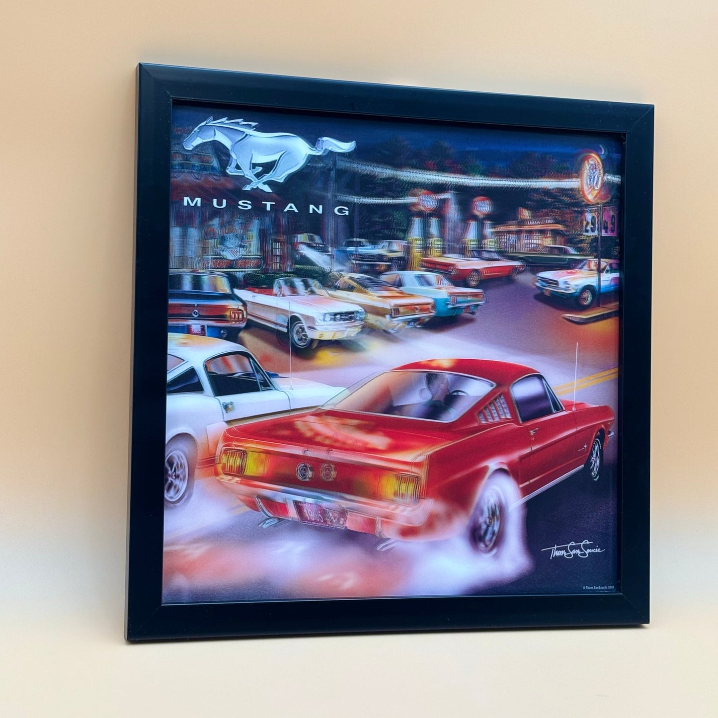 Ford Mustang 3D Lenticular Wall Art by Thomas Sturges (13”)