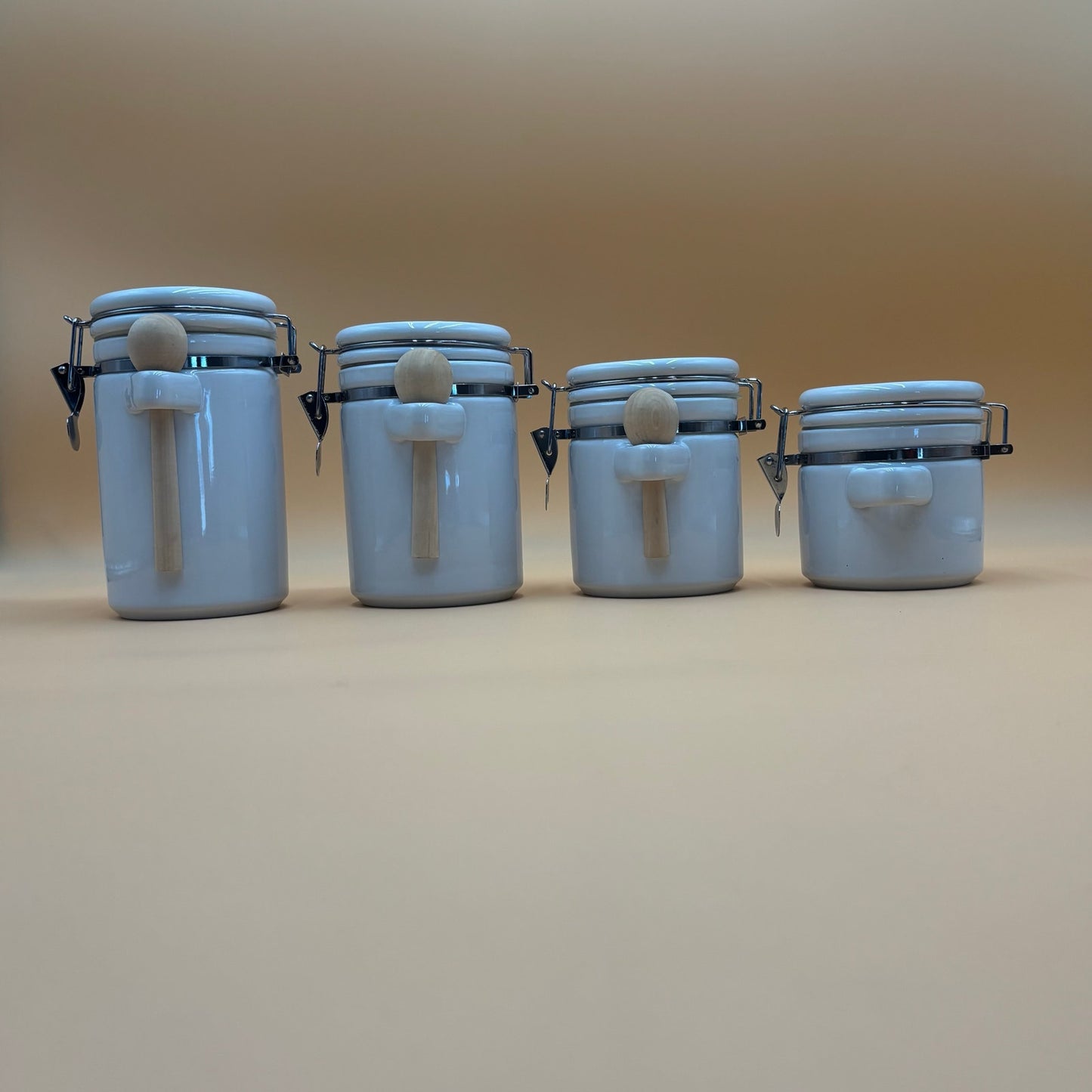 Vintage Alco Industries Lighthouse Canister Set - 4 Piece Kitchen Storage