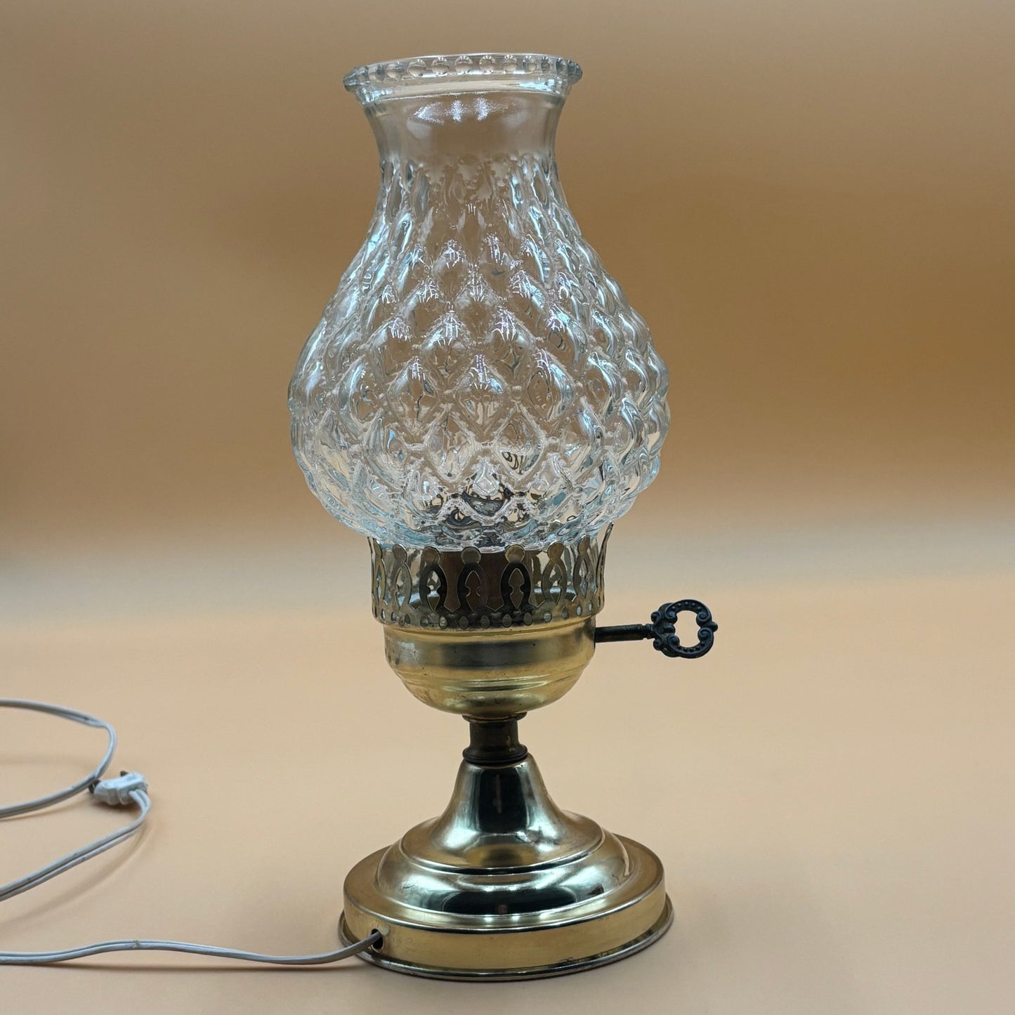 Vintage Electric Hurricane Lamp - For Parts/Repair