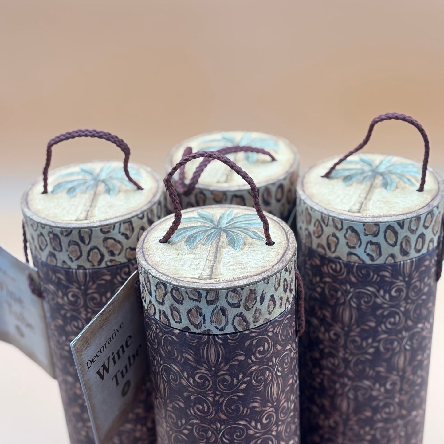 Kate McRostie Decorative Wine Tube Set of Four – Tri-Coastal Design 2004