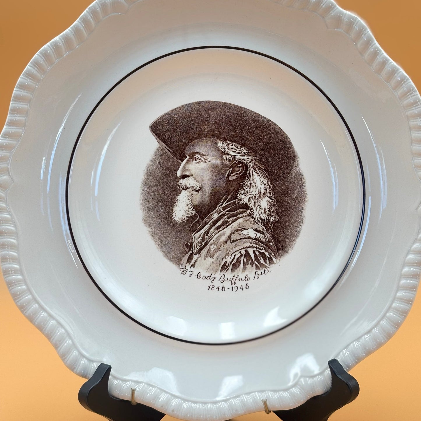 Buffalo Bill Cody Centennial Commemorative Plate – Haviland England 1846–1946