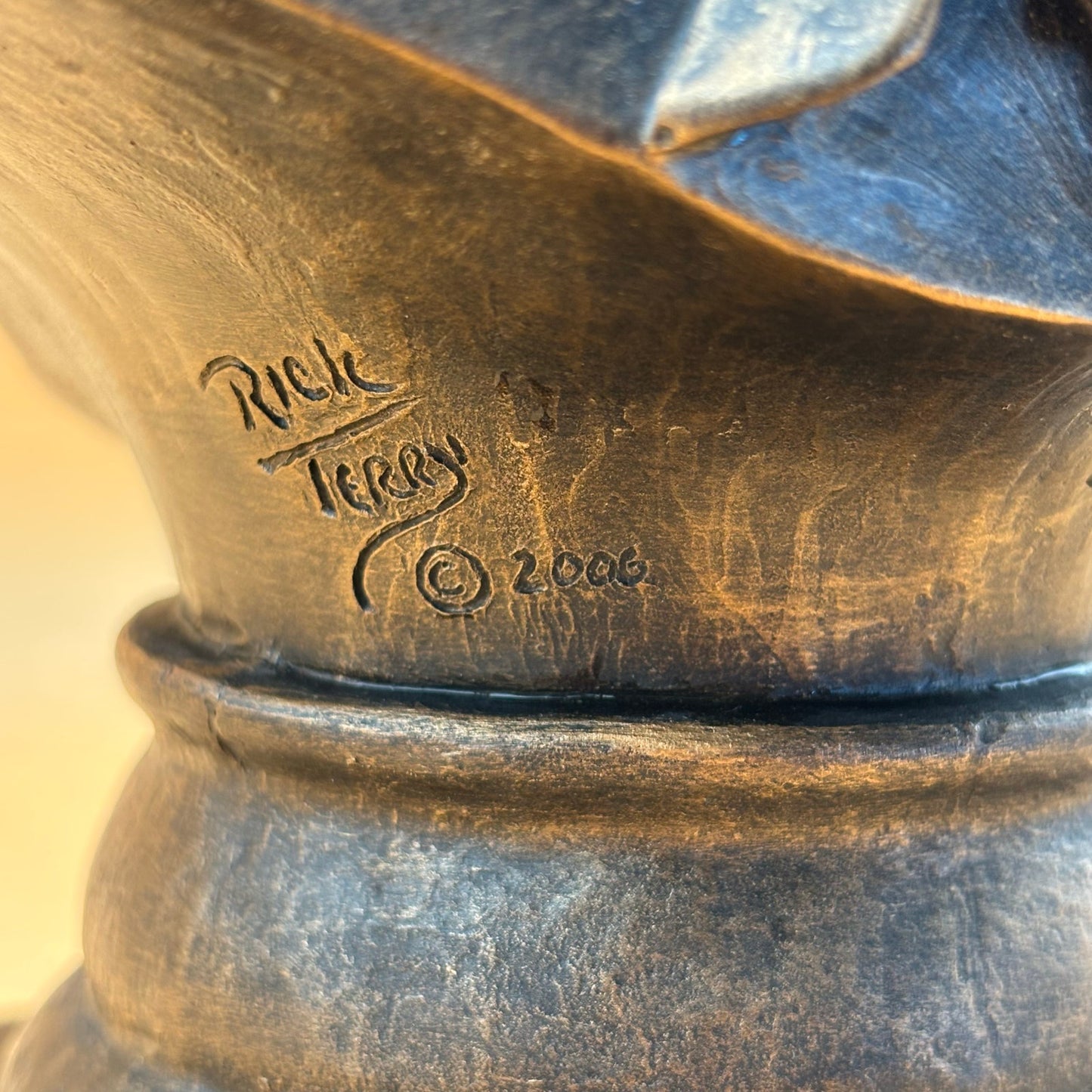 George Washington Limited Edition Bronze Patina Bust Sculpture 2007