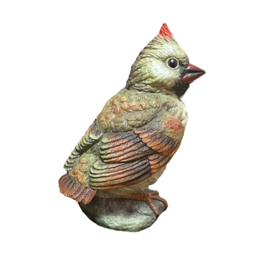 VTG Connoisseur of Malvern "Fledlings of North America" Cardinal Figurine #003