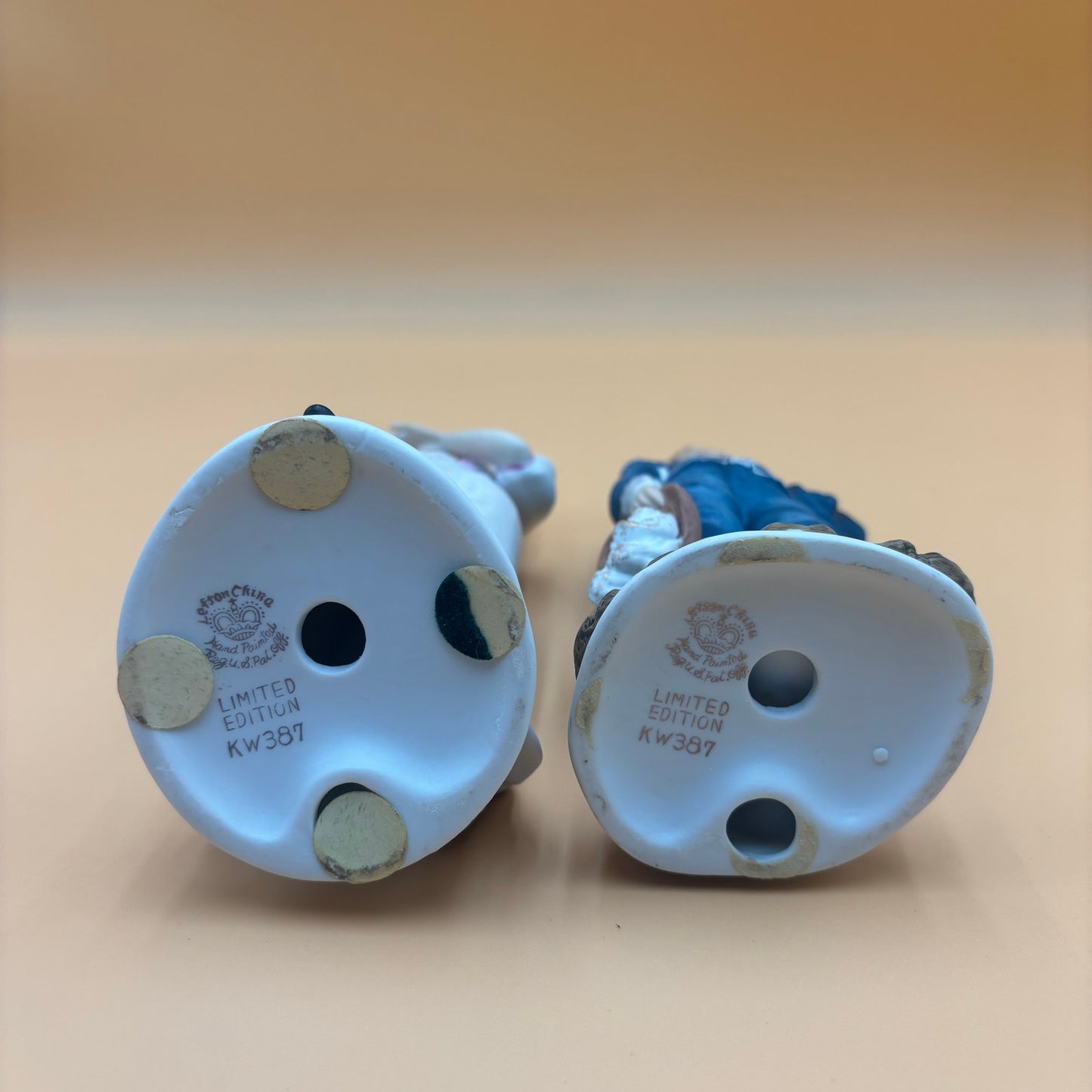 Victorian Couple Lefton China KW387 Limited Edition Figurines – Pair