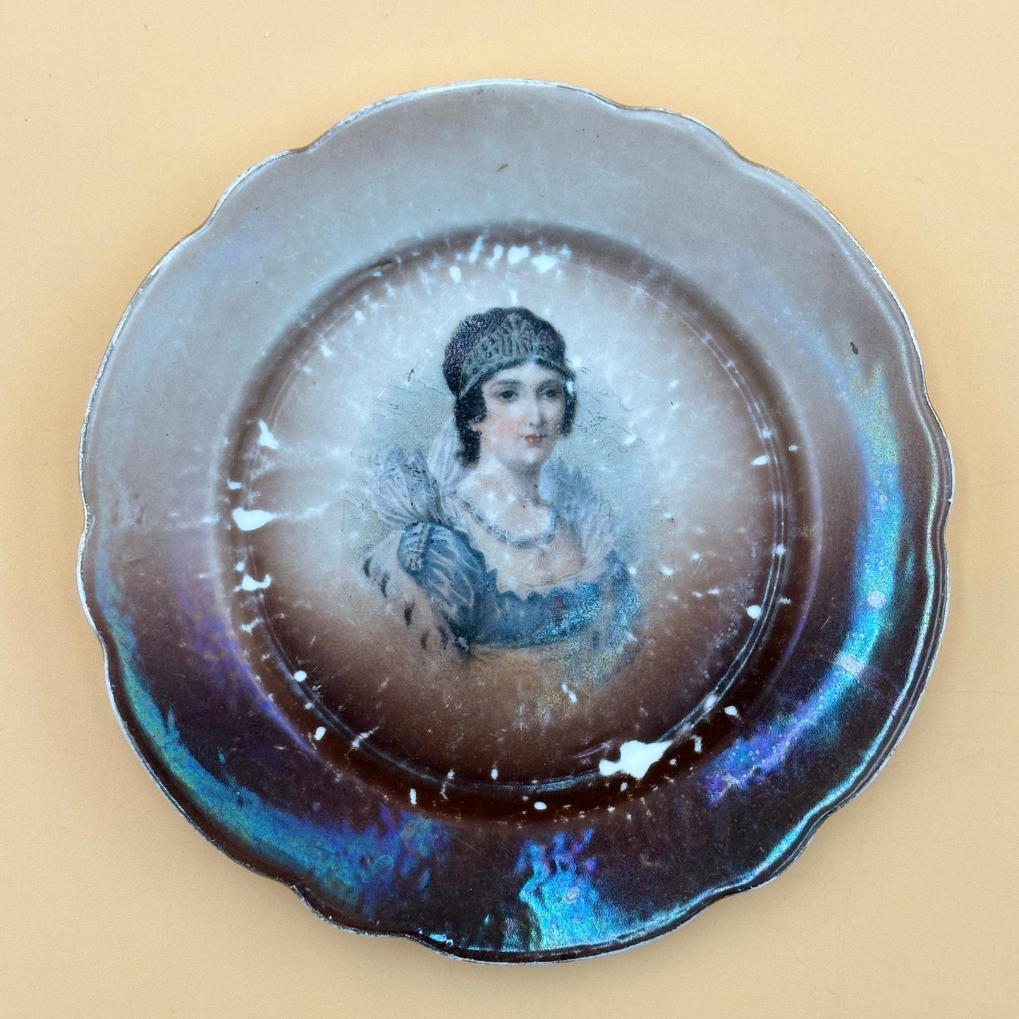 Antique Franz Anton Mehlem Marie Louise Cabinet Plate – Germany