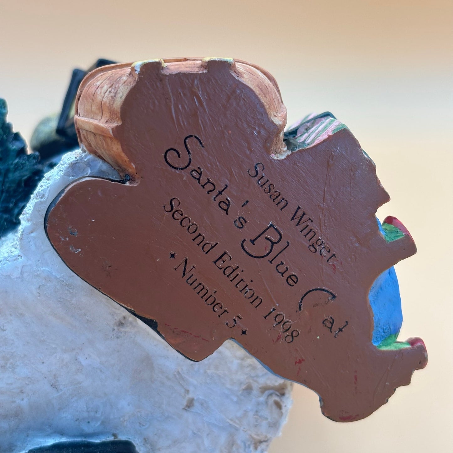 Lang & Wise Classic Santa by Susan Winget – “Santa’s Blue Coat” 1998 Figurine