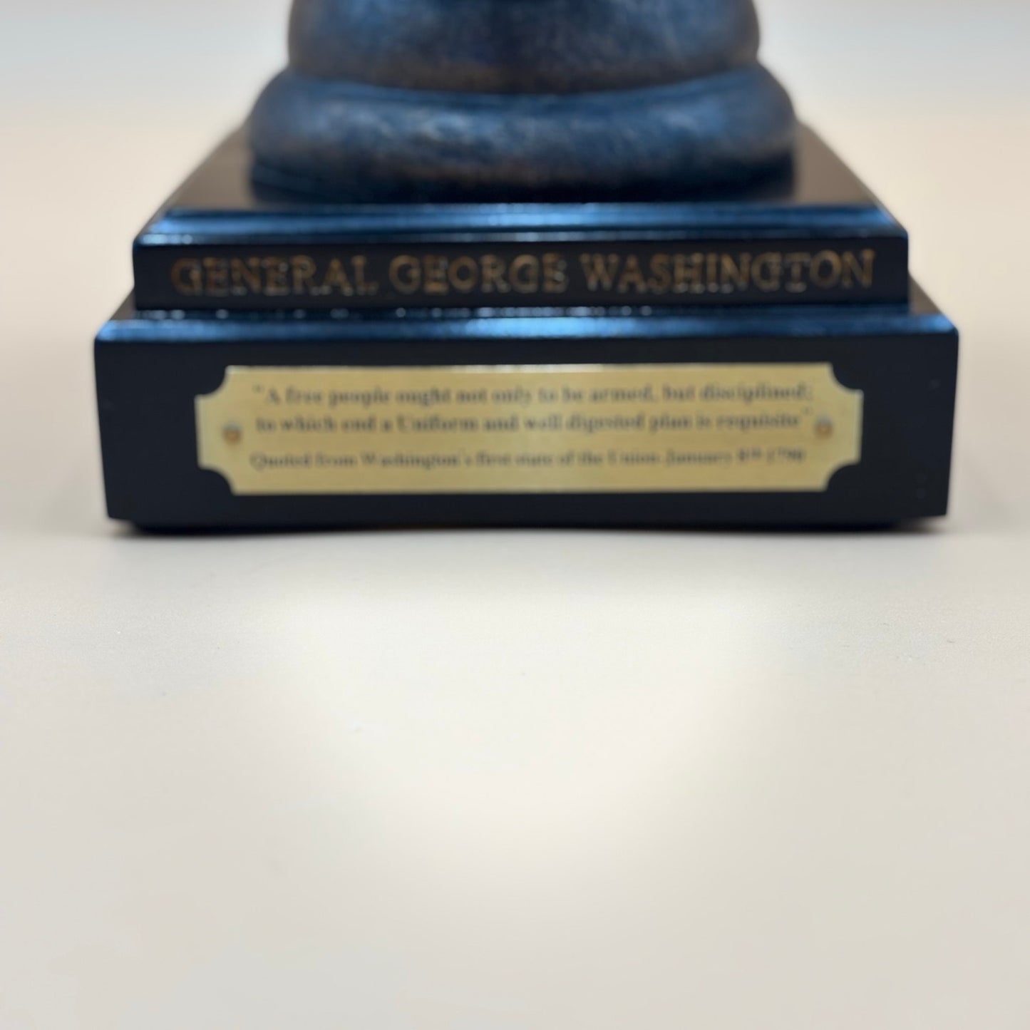 George Washington Limited Edition Bronze Patina Bust Sculpture 2007