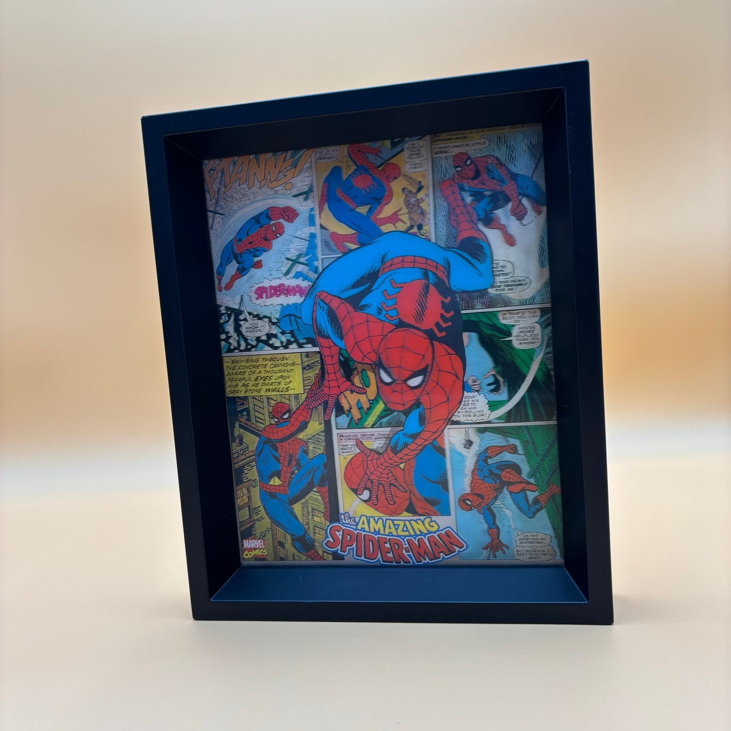 Marvel 3-D Shadow-Box Wall Art Pair Baby Groot & The Amazing Spider-Man