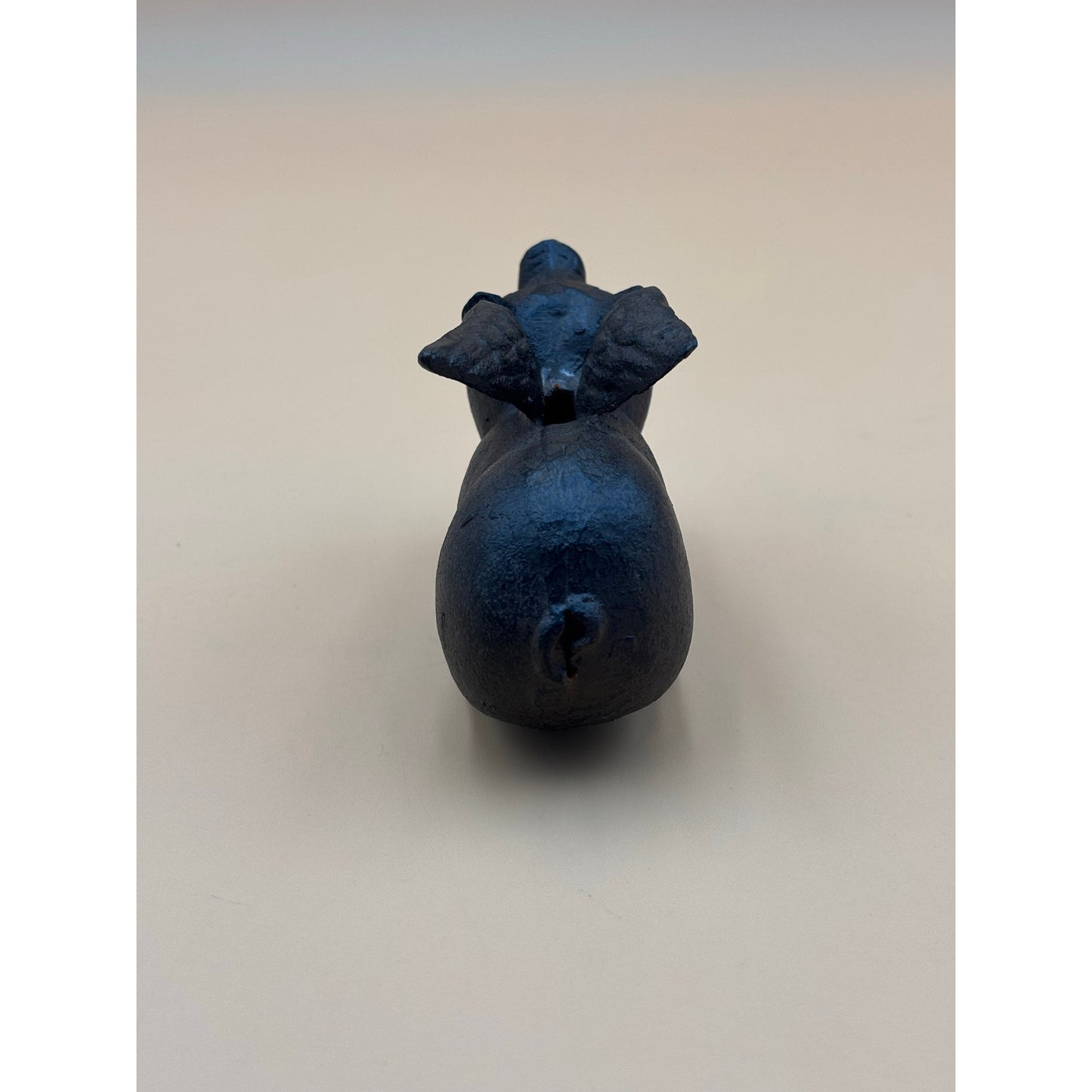 Cast Iron Flying Pig Coin Bank — Vintage Collectible