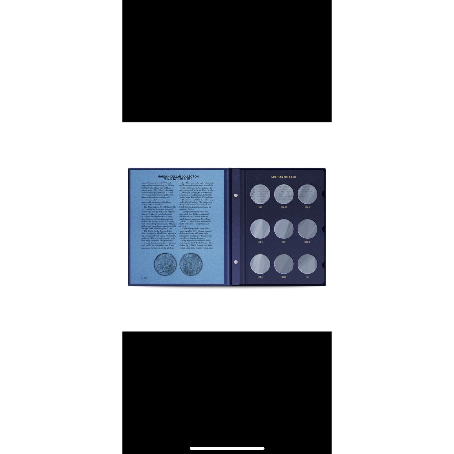 Coin Album Set – Morgan & Eisenhower Dollars Archival Books (2 Total)