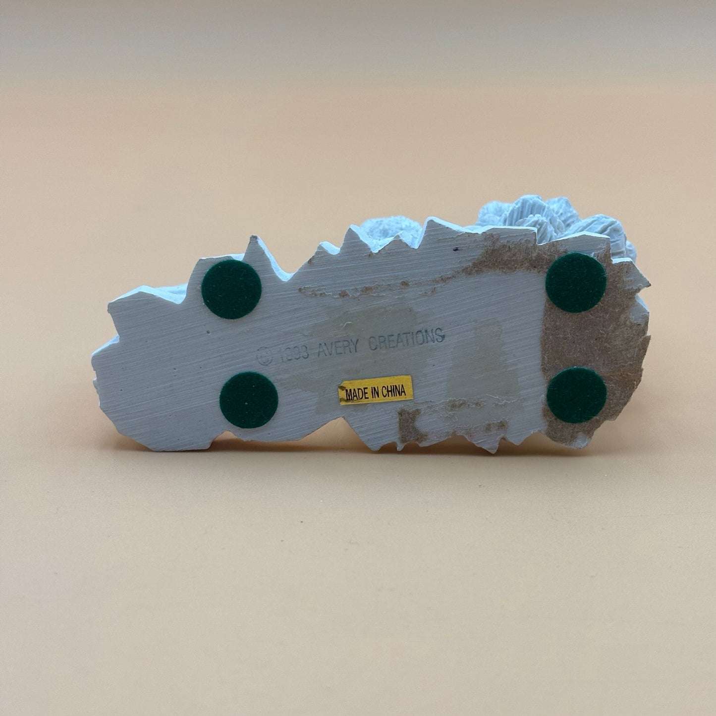 1993 Avery Creations ACS Winter Scene Figurine – Child with Bird and Tree