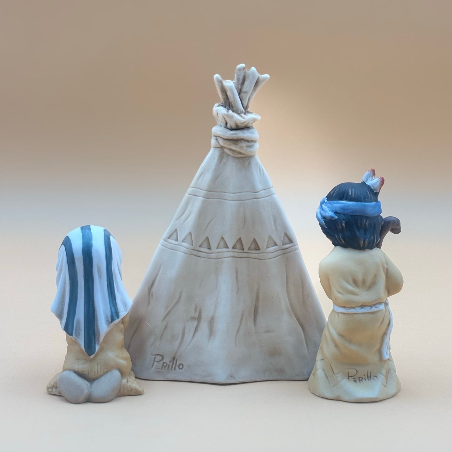 Sagebrush Kids Set 3 Gregory Perillo 1985 Handcrafted Figurine Set