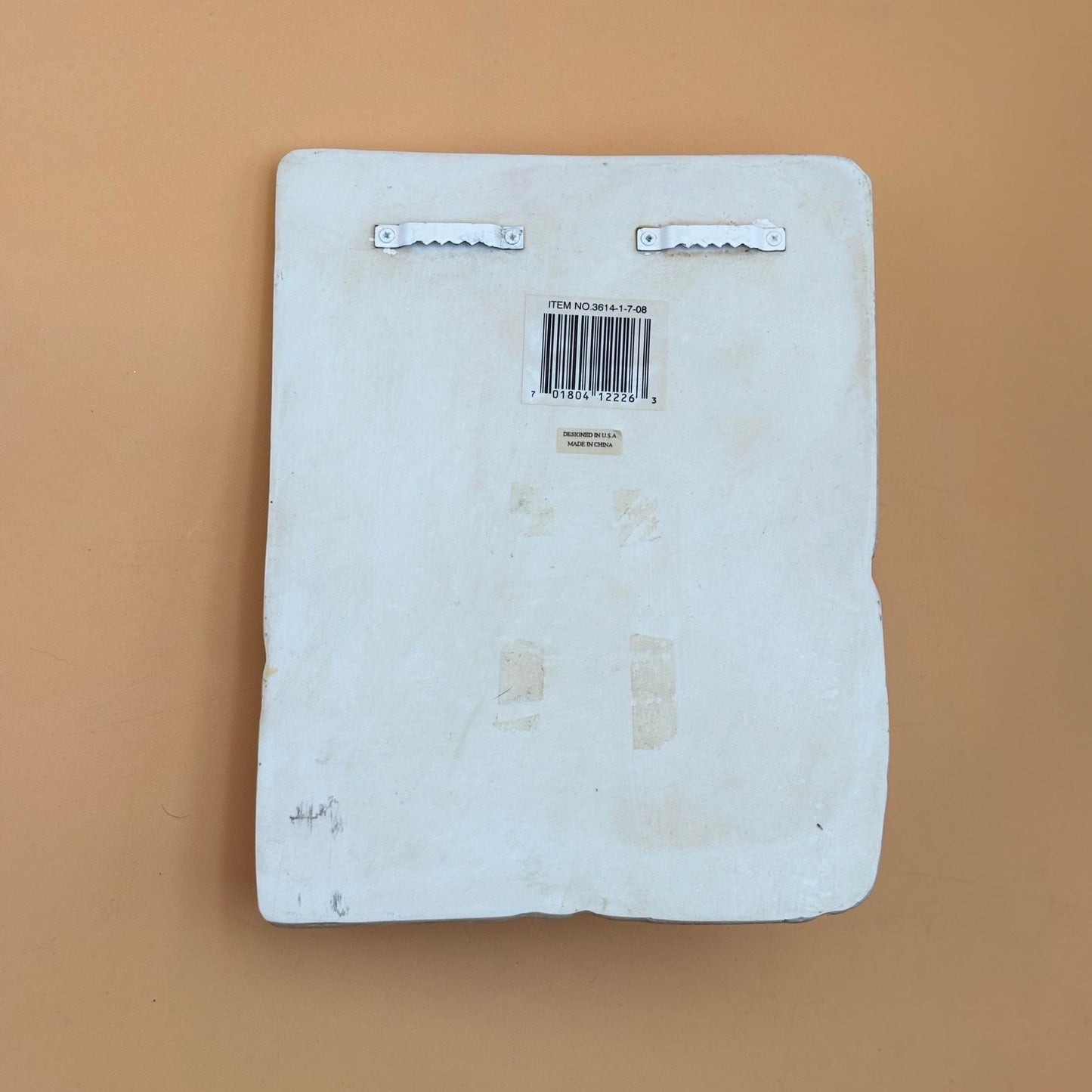 1997 La Pomme Apple Wall Plaque by House Parts Inc – Hand Painted 3D Fruit Decor