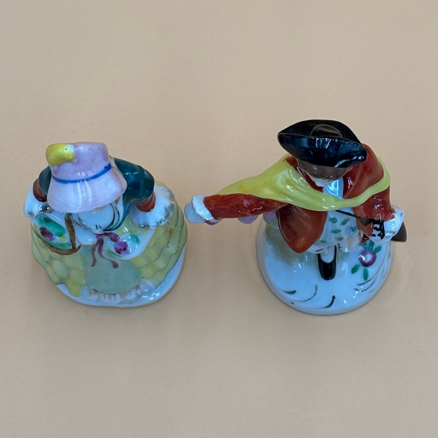 Vintage Occupied Japan Figurines - Colonial Lady & Musician (Set of 2)