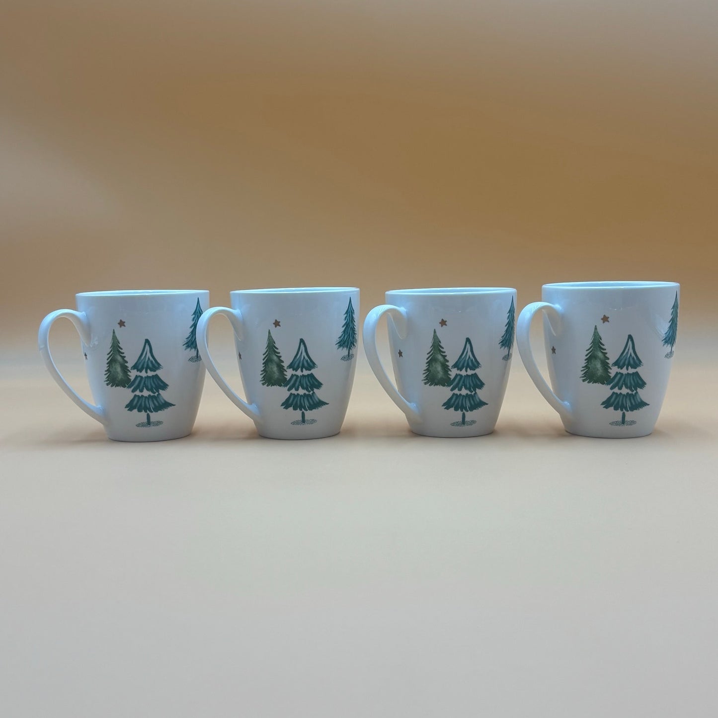 Lenox Balsam Lane Christmas Tree Mugs – Set of 4