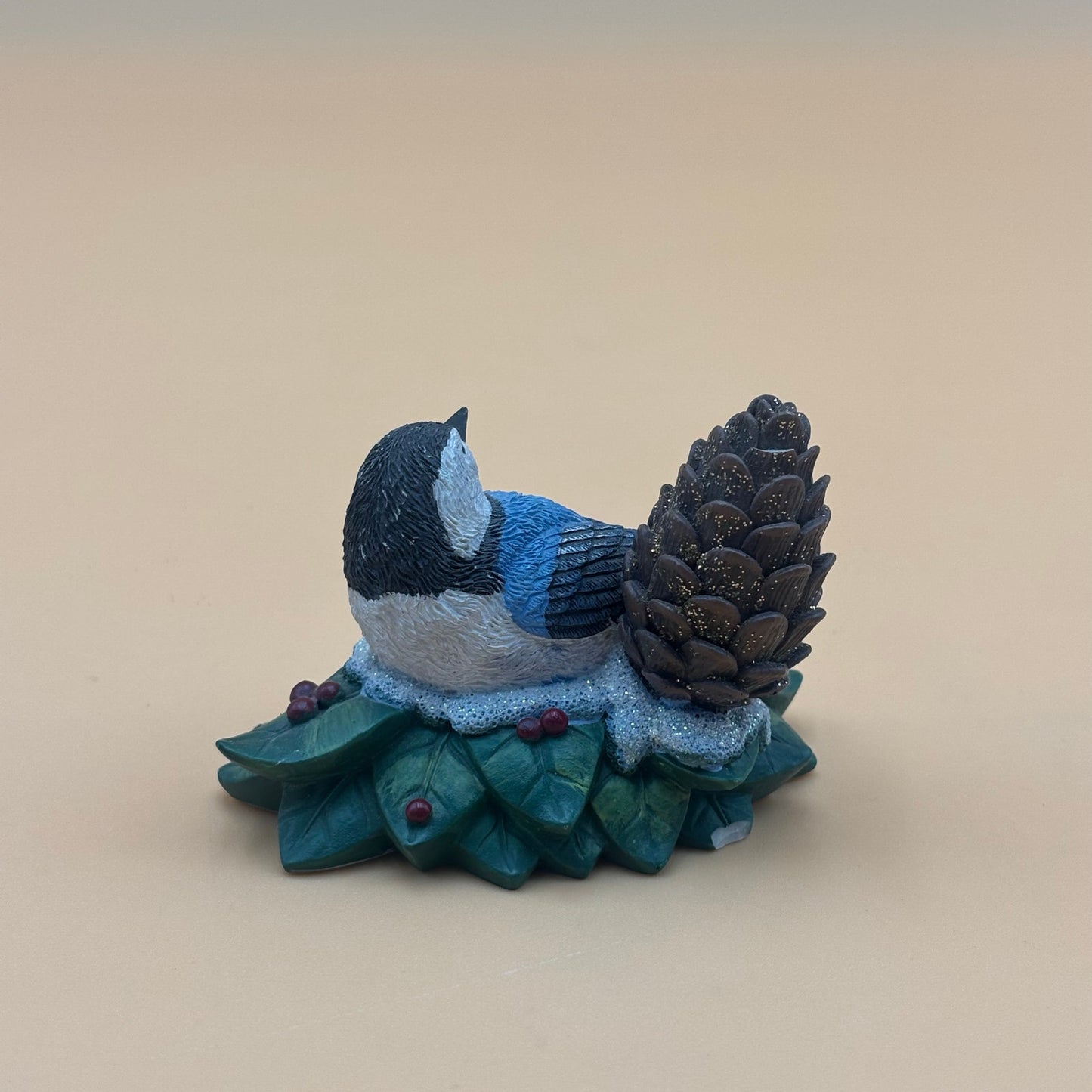 Set of 3 AWH Bird Figurines – Cardinals, Bluebirds & Nuthatchers