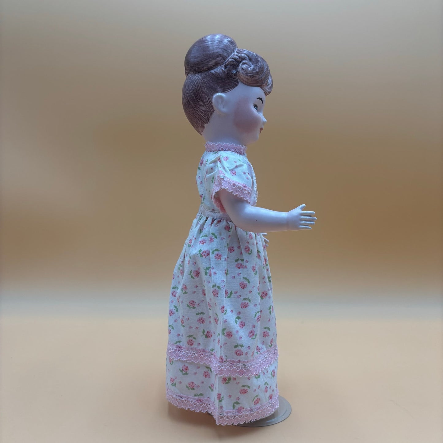 Vintage 1968 All - Porcelain Baby Boy Doll - Project Piece