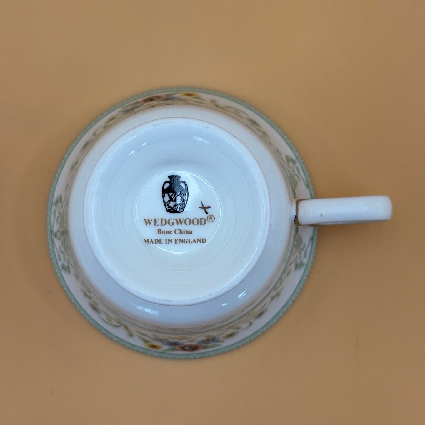 Wedgwood Bone China “Agincourt” 4-Cup & Saucer Tea Set