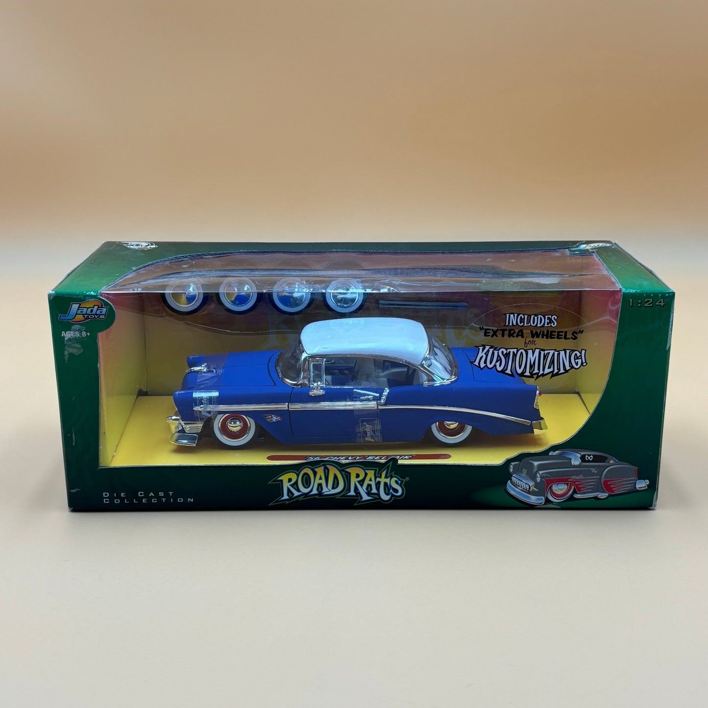 2004 Jada Toys Road Rats 1:24 Die-Cast 1955 Chevy Bel Air – Sealed