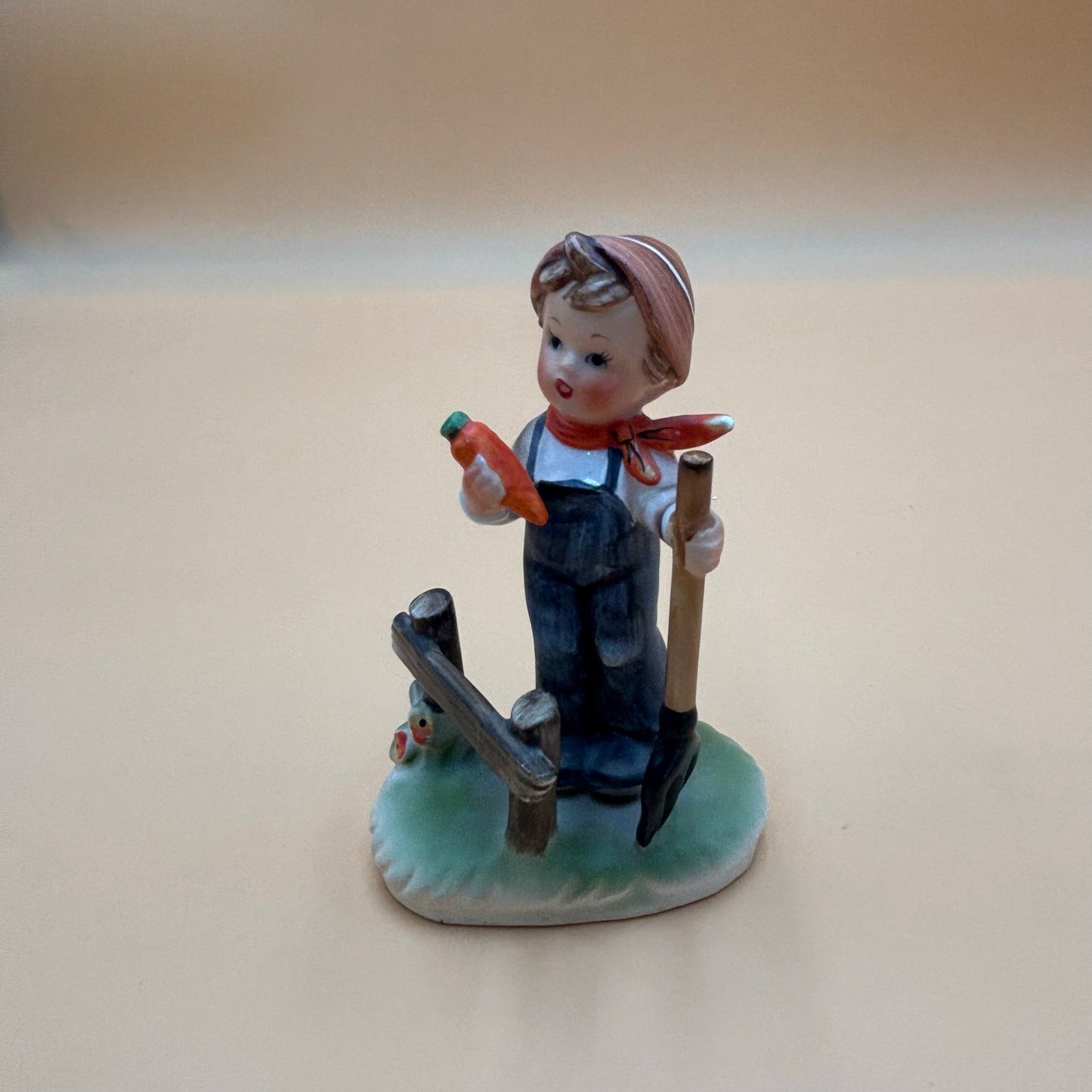 Vintage Erich Stauffer Farm Boy Figurine - Japan Made