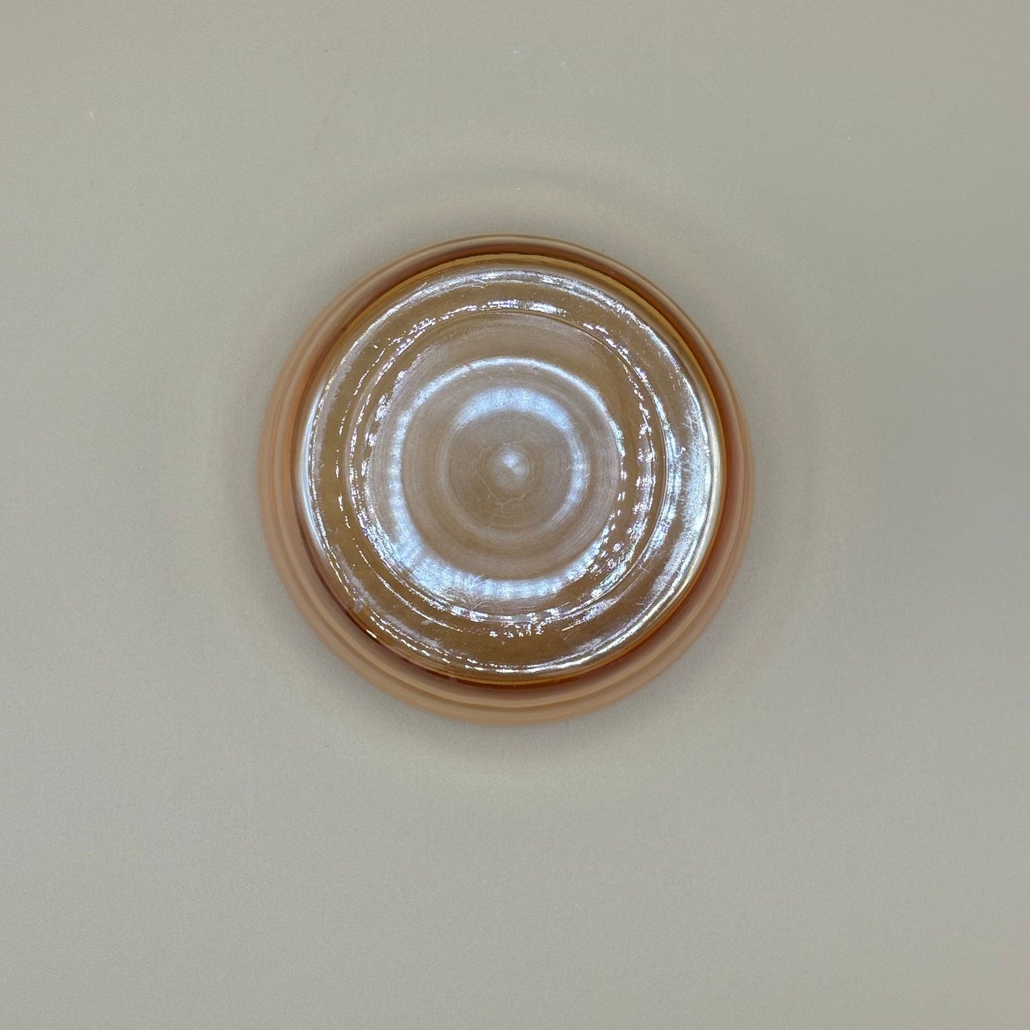 Vintage Jeannette Marigold Carnival Glass Scottie Dog Trinket Box