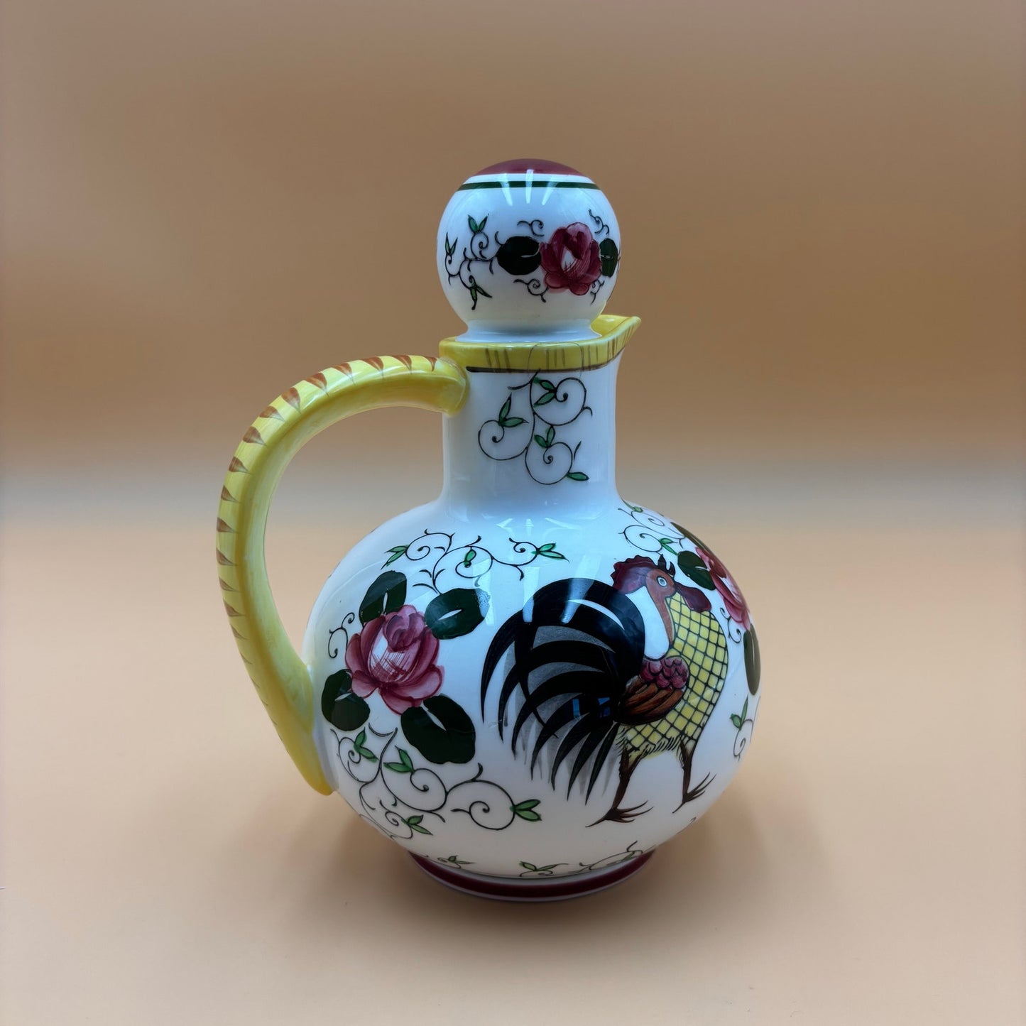 UCAGCO Early Provincial Rooster Carafe & Lid