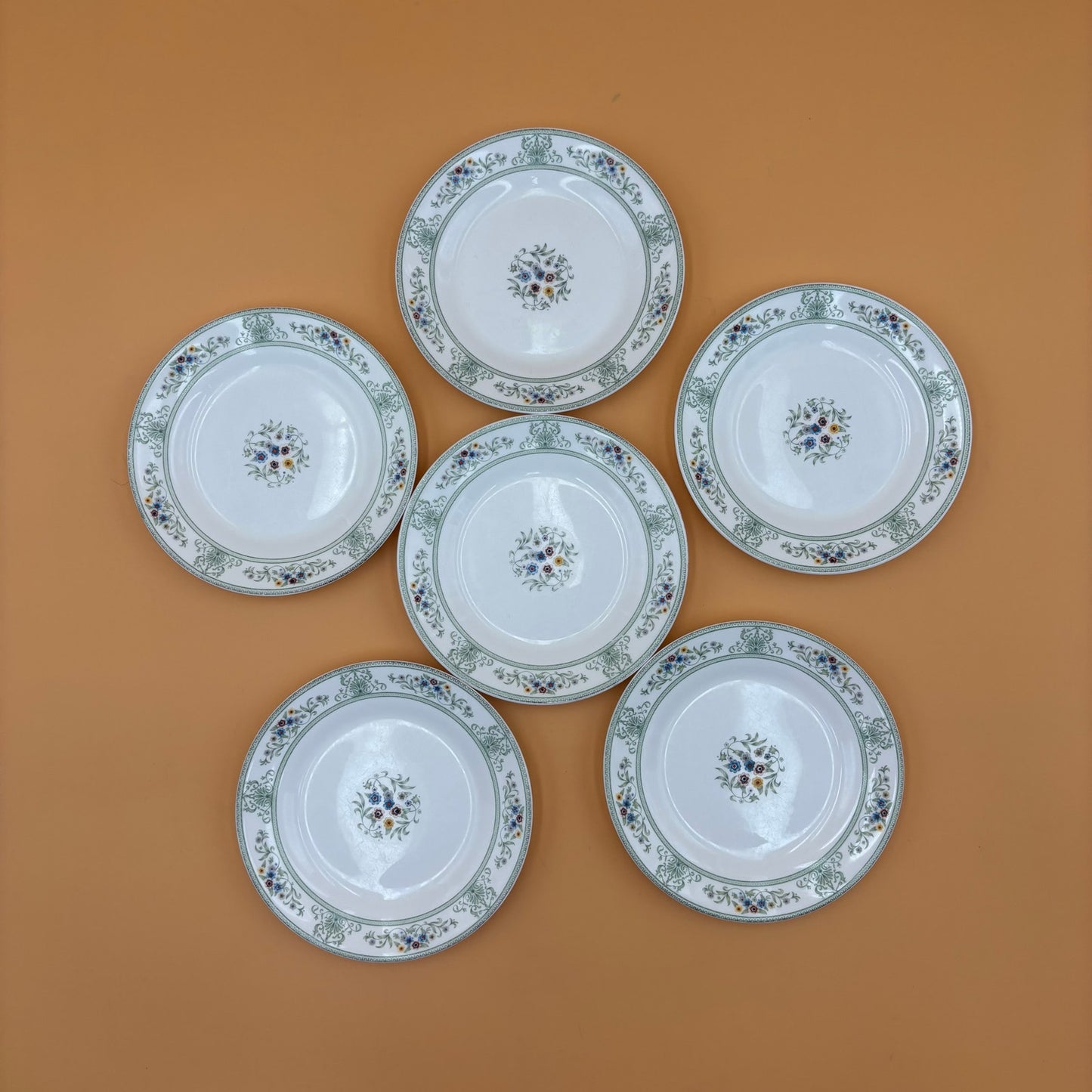 Wedgwood Bone China “Agincourt” Side Plates – Set of 6