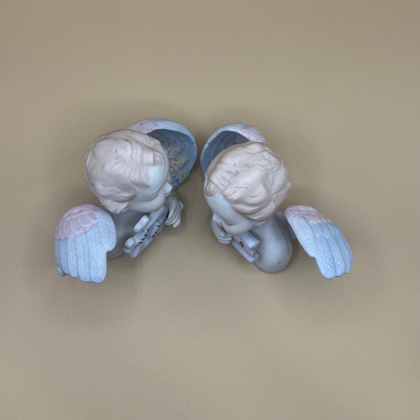 VTG Pair Lamore China Angel Musicians #432