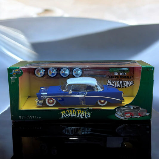 2004 Jada Toys Road Rats 1:24 Die-Cast 1955 Chevy Bel Air – Sealed