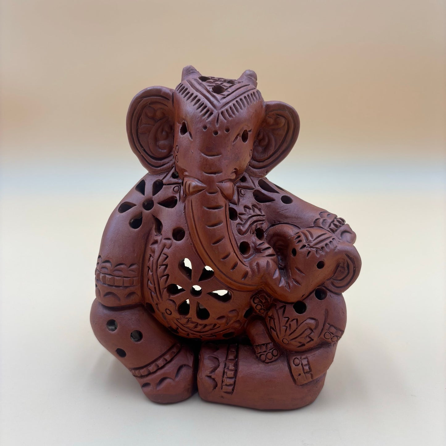 Ten Thousand Villages Mama Elephant Candle Holder – Handcrafted in Bangladesh