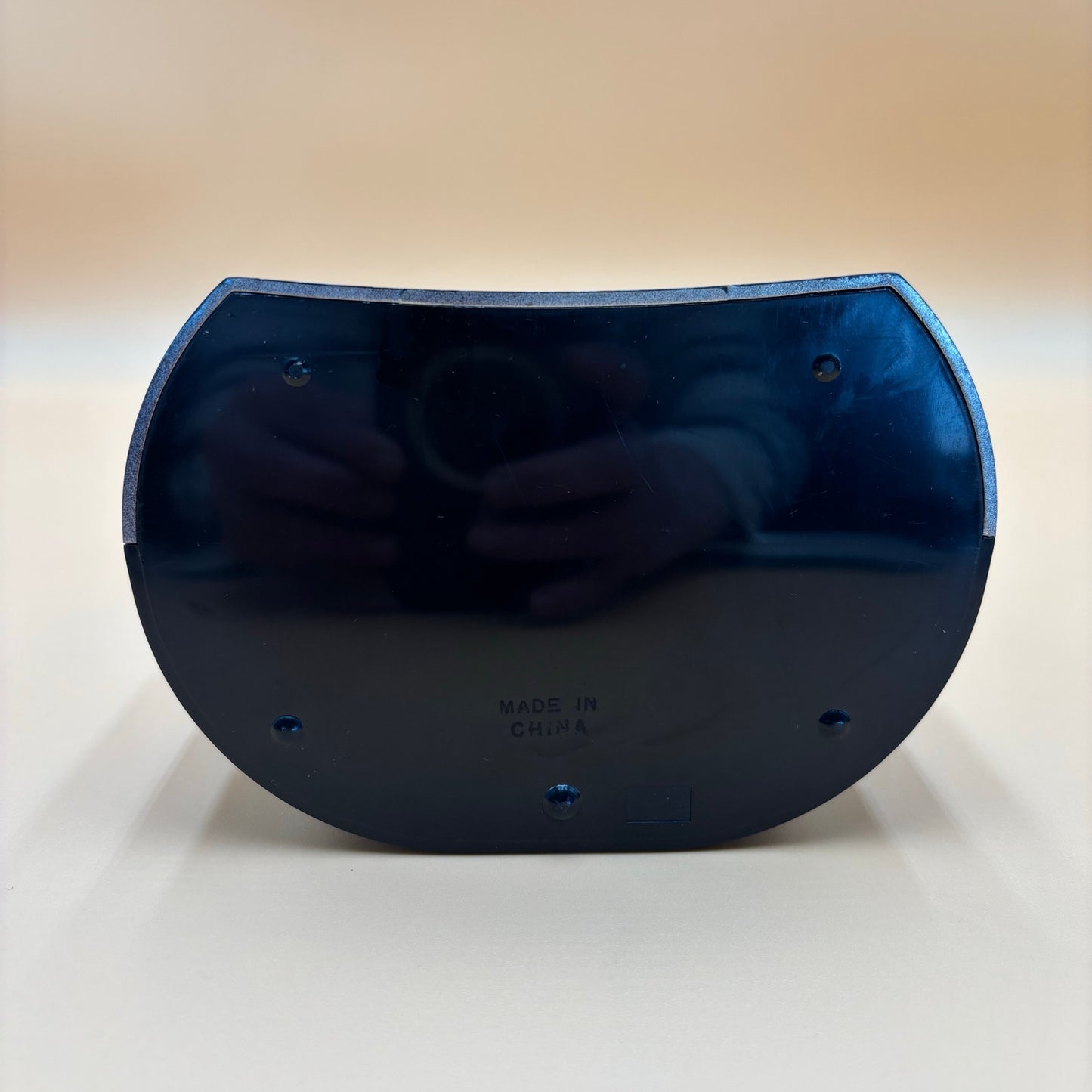 Rhythm Quartz Hypnotic Pendulum Clock - Mid-Century Modern Black & Gold