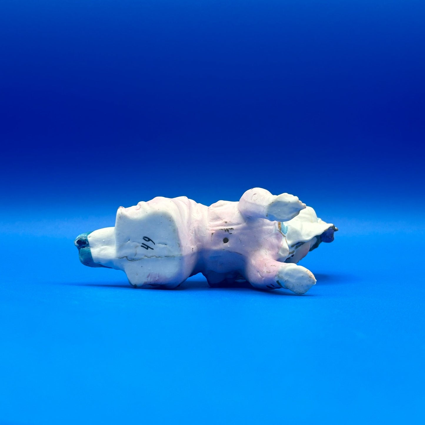 Vintage Porcelain Children Piggyback Ride Figurine