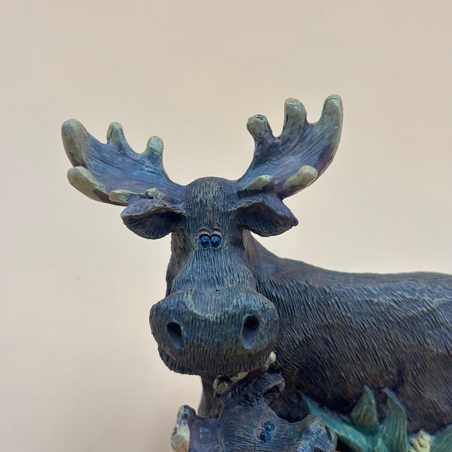 Bear and Moose Family Resin Figurines – Rustic Cabin Decor