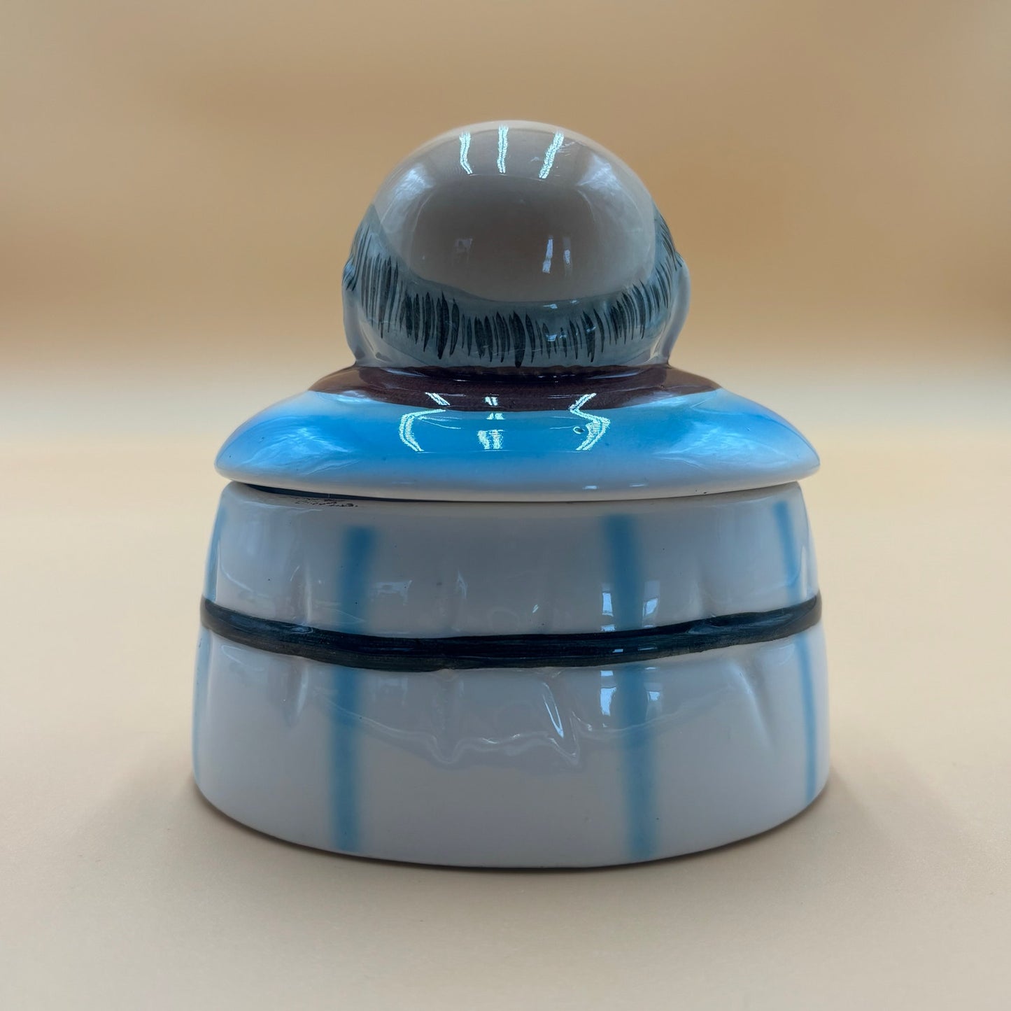 Vintage “His” Chopper Hopper Ceramic Jar