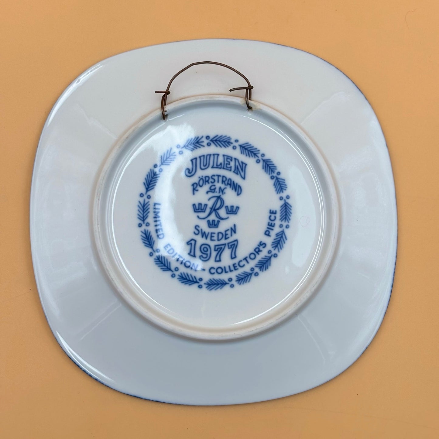Vintage Rörstrand Sweden “Julen 1971” Collector Plate