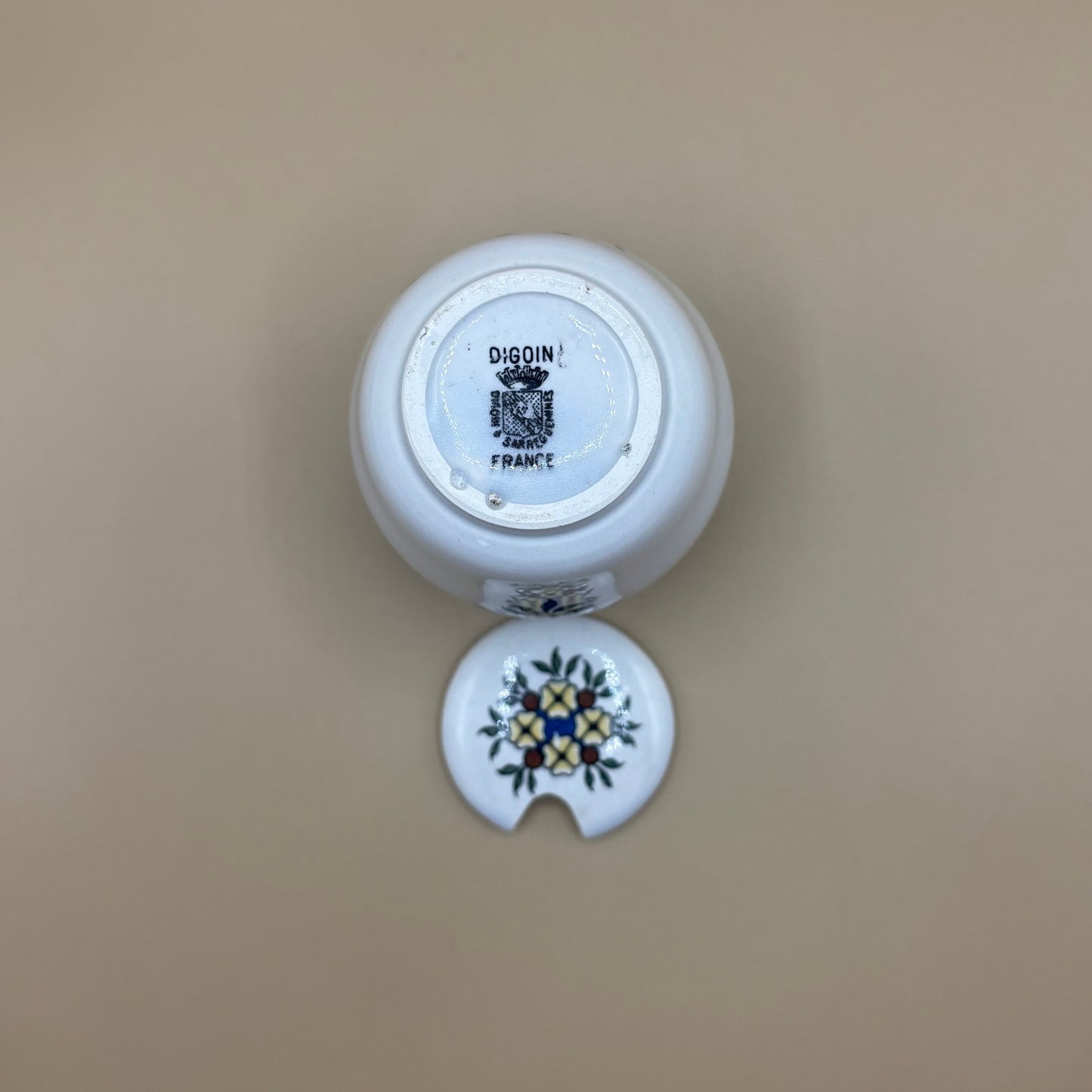 📦 Vintage Moutarde Bocquet Yvetot 1735 French Mustard Pot