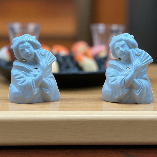 Vintage Orchids of Hawaii R-22 Geisha Ceramic Mugs – Pair – Made in Taiwan