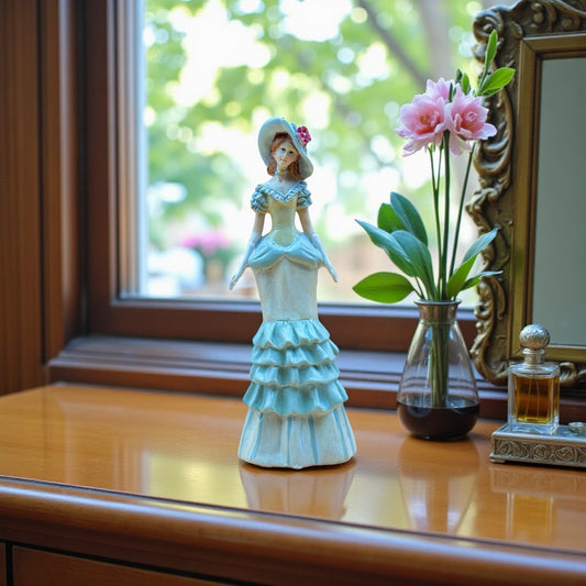 Southern Belle Bisque Figurine Elegant Vintage Lady (WMC 2009)