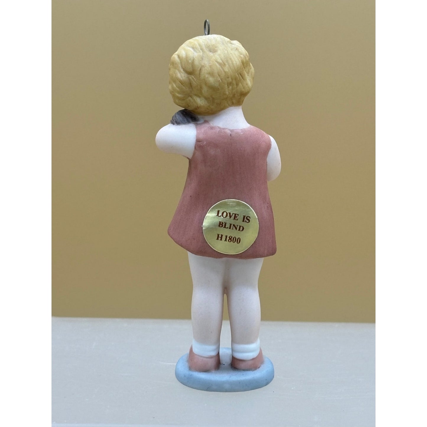 Vintage Porcelain Ornament by Bessie Pease Gutmann - Love is Blind (1985)